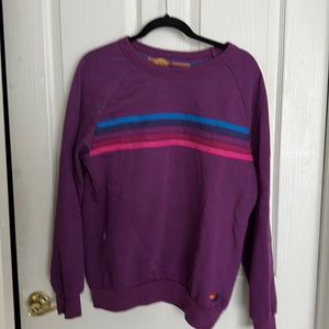 Aviator nation 5 stripe sweatshirt